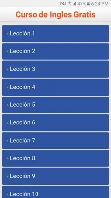 Curso de Inglés Gratis android App screenshot 7